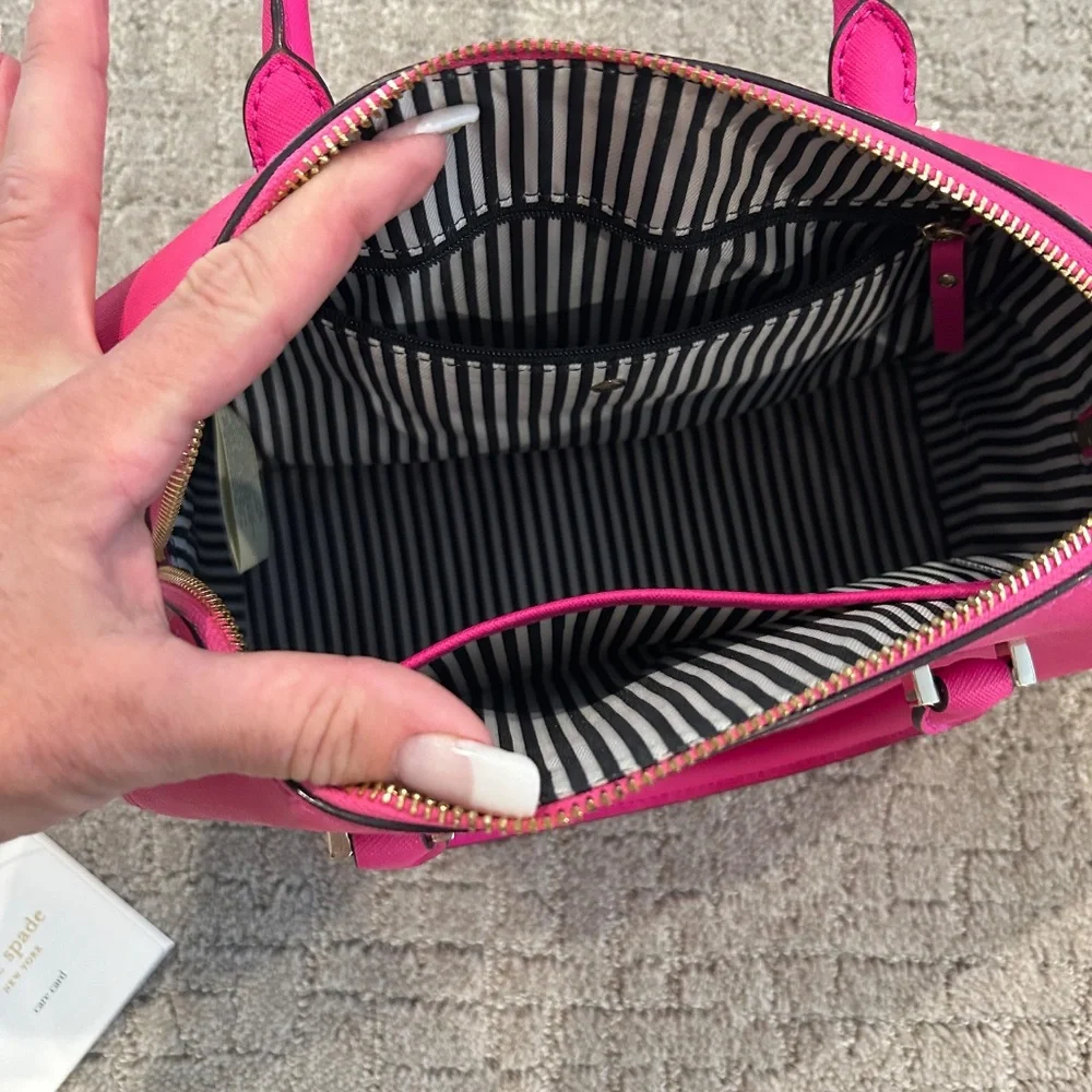 kate spade hot pink dome satchel - Picture 4 of 4